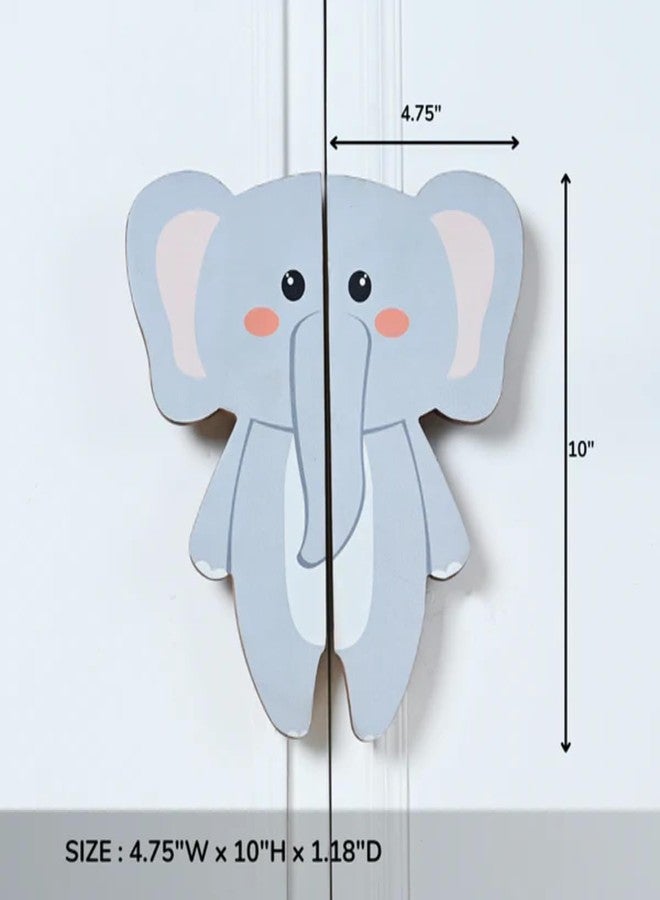 Look Mumma Elephant Premium Cupboard Handle/Drawer - Handcrafted Kids Room Hardware - Image 4